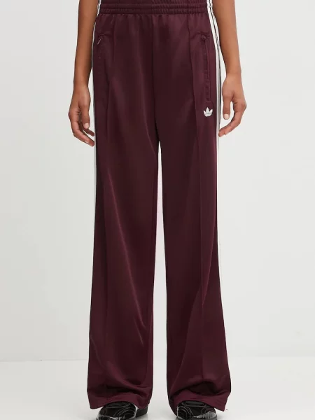 Spodnji del trenirke adidas Originals Adicolor Classic Firebird Loose bordo