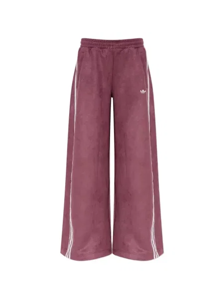 Pantaloni Adidas din piele de căprioară alergare violet