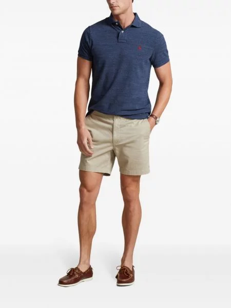 Поло тениска Polo Ralph Lauren бродирана синьо
