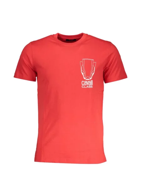 Tricou Cavalli Class cu imagine roșu