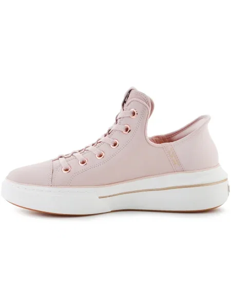 Bőr félcipő Skechers rózsaszín