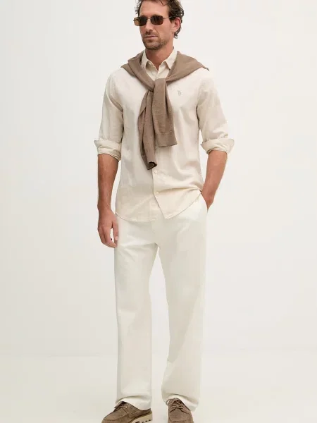 Льняная рубашка U.s. Polo Assn.