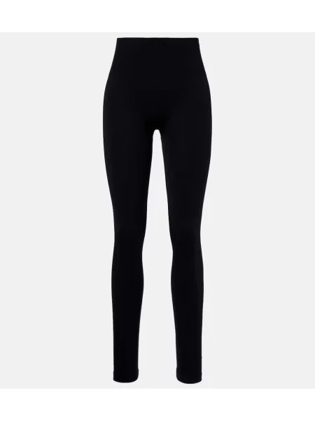 Leggings Wolford cu talie înaltă negru