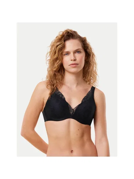 Triumph Nedrček s kostjo Illusion črna