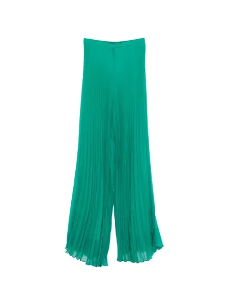 Pantaloni plisați Max Mara verde