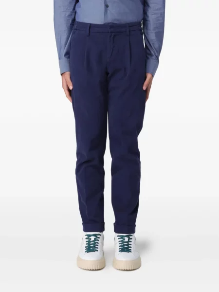 Pantaloni Fay plisate albastru