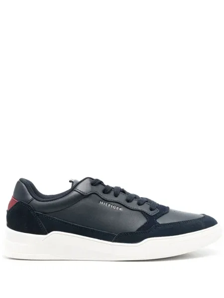 Sneakerși Tommy Hilfiger cu autograf albastru