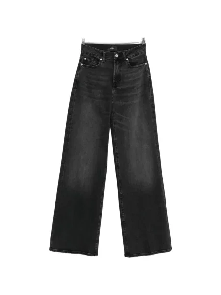 Blugi cu picior larg 7 For All Mankind gri