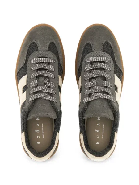 Sneakerși Hogan cu platformă gri