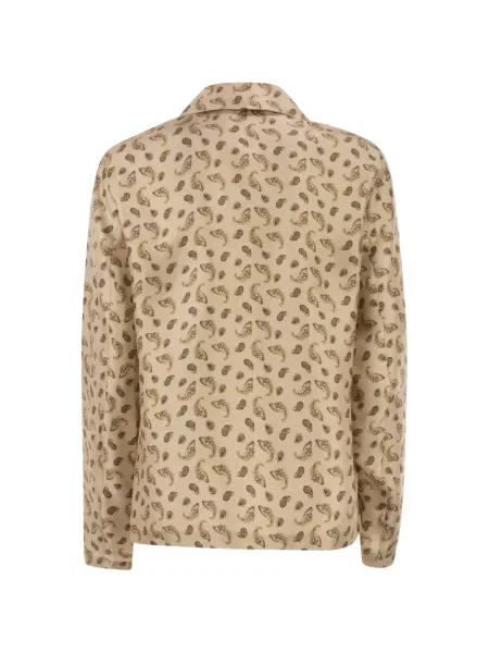 Cămașă Max Mara de mătase cu imagine cu model paisley