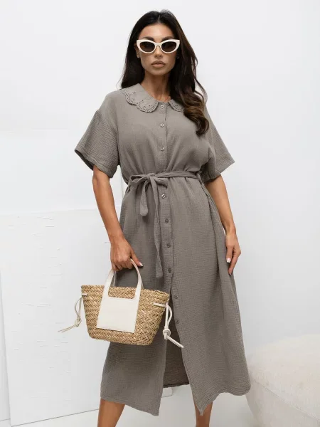 Rochie Italy Moda din muselină