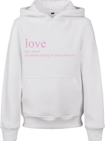 Mister Tee Sweater majica Love Definition roza bijela