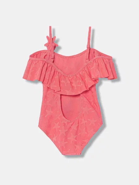 United Colors of Benetton jednodielne plavky detské oranžová