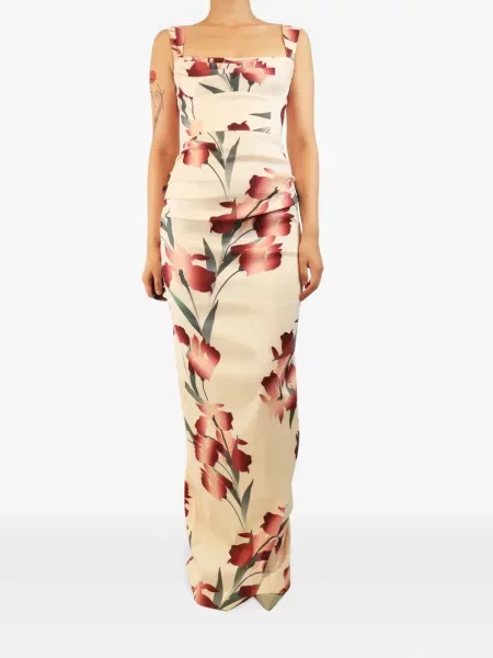 Rochie maxi Rebecca Vallance cu model floral cu imagine