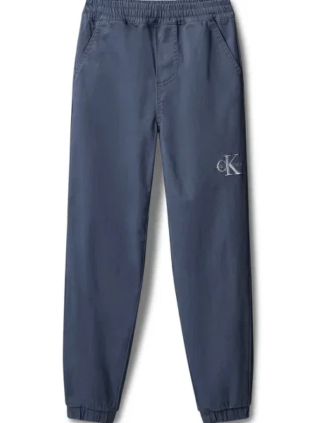 Calvin Klein Jeans pantaloni de trening pentru copii din cu albastru