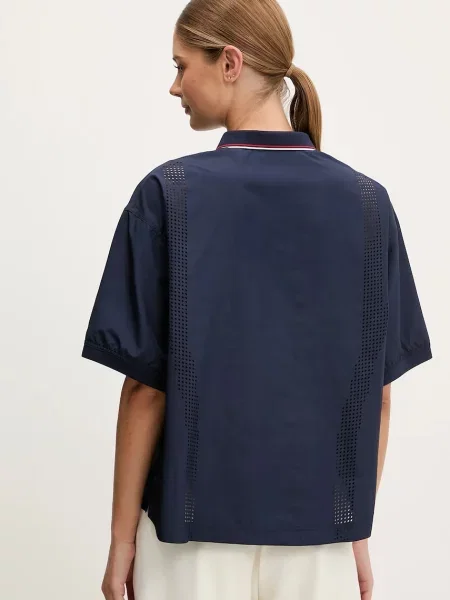 Поло Lacoste синій