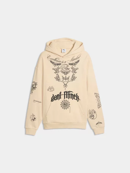 Худі PUMA Swish N Ink Hoodie комбінований верх бежевий