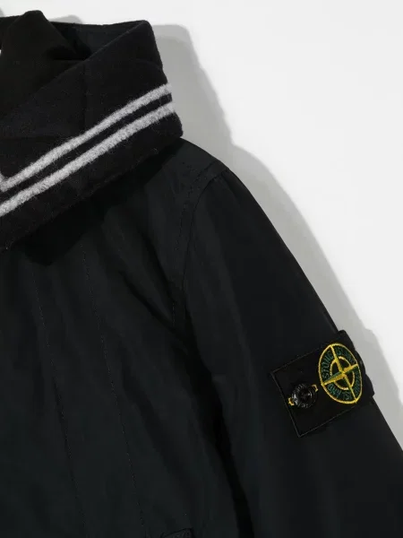 Kurtka dziecięca Stone Island niebieska