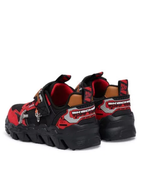 SKECHERS Tenisky MEGA-FLEX LITE-SKECHERS TUFF červená biela čierna