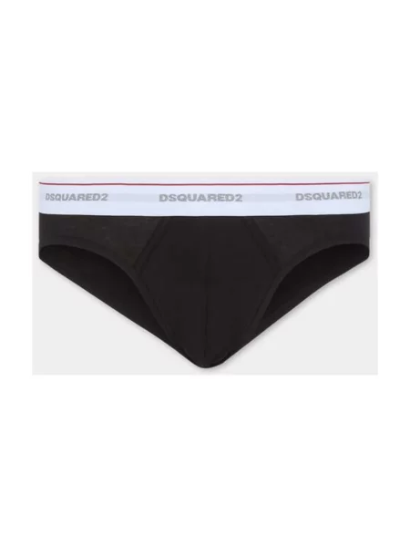 Zestaw majtek Dsquared2 ze stretchu czarny