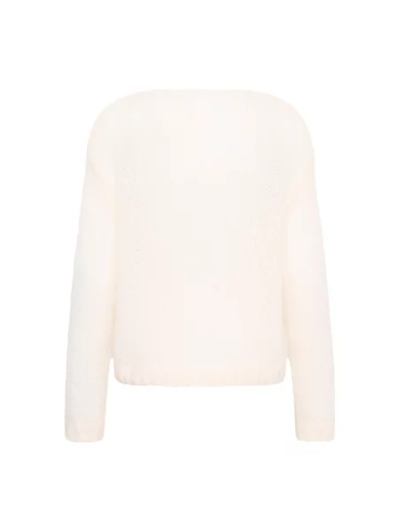 Sweter My Essential Wardrobe wełniany biały