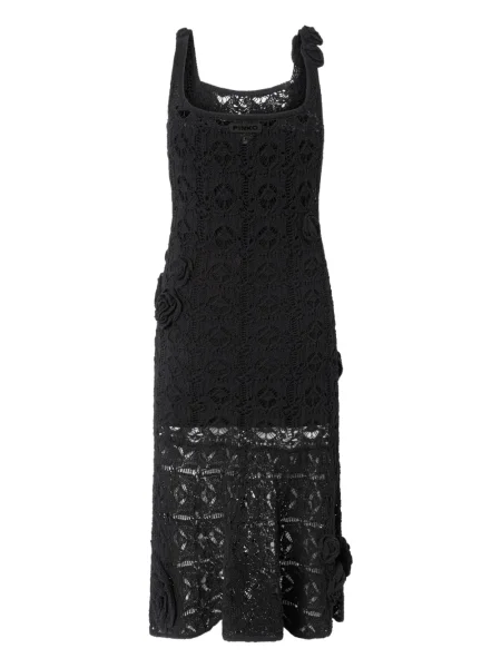 Rochie Pinko cu model floral de costum negru