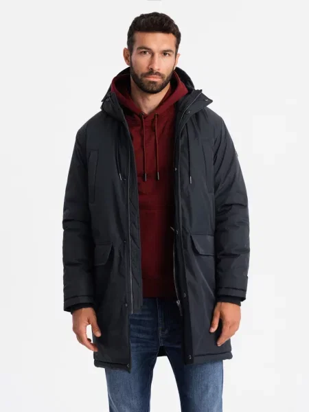 Parka Ombre čierna