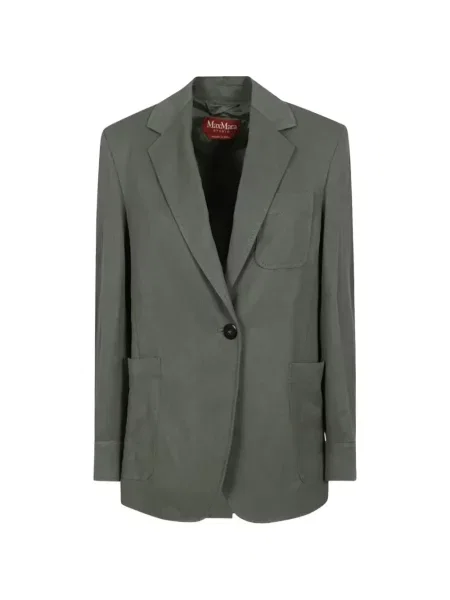Geacă Max Mara cu rever verde