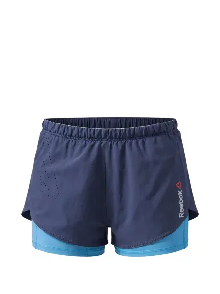 Pantaloni scurți Reebok alergare albastru