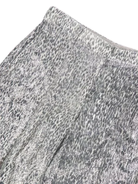 Pantaloni Stella Mccartney argintiu