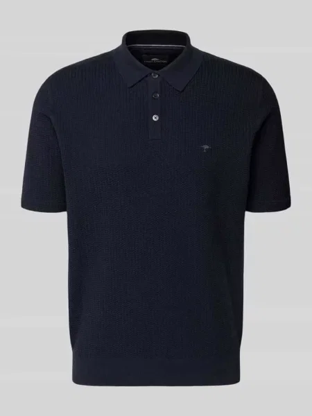 Koszulka polo w dzianinowym wyglądzie krój regular fit Fynch-hatton