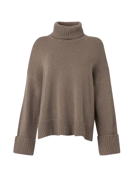 Samsøe Samsøe Pulover Sakeiku ciocolatiu