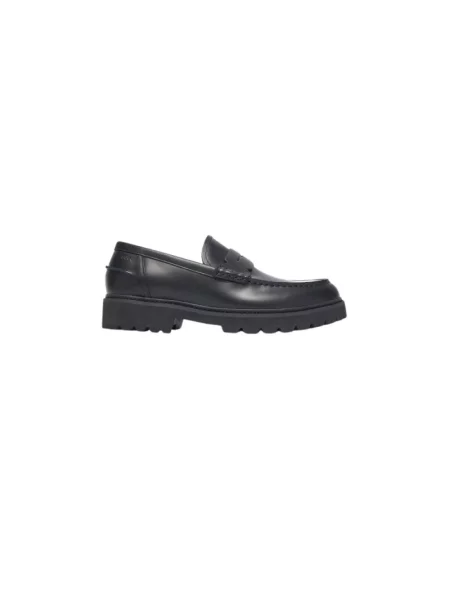 HUGO Loafersy Draven czarny