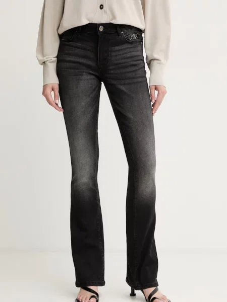 Fracomina blugi bootcut pentru femei BELLA negru