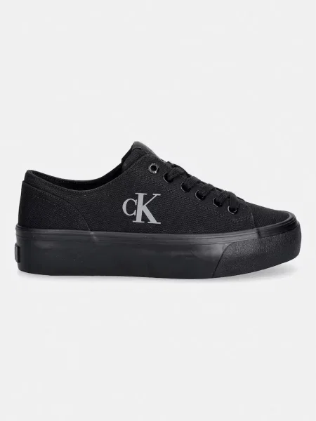Calvin Klein Nízke tenisky sivá čierna
