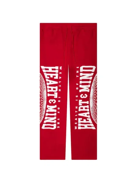 Spodnie dresowe dziecięce Billionaire Boys Club czerwone