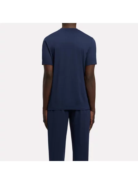 Reebok T-shirt ID Train Logo Stretch Techunisex Vector Navy Size: XS granatowa
