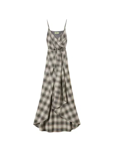 Rochie midi Twinset în carouri de flanelă