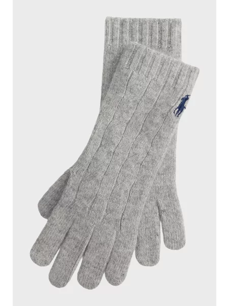 Перчатки Polo Ralph Lauren серые