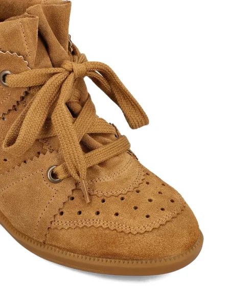 Botine Isabel Marant cu pană maro