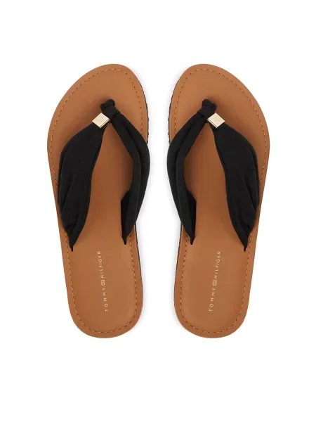 Șlapi Tommy Hilfiger negru