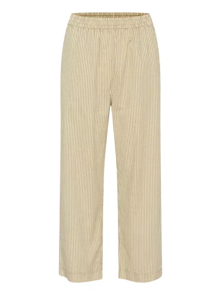 Kaffe Pantaloni KANaya ecru / închis bej