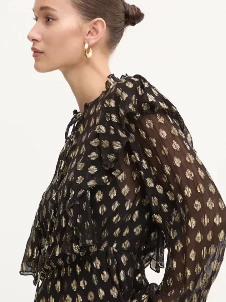 Блузка Never Fully Dressed Primrose Blouse візерунок чорний