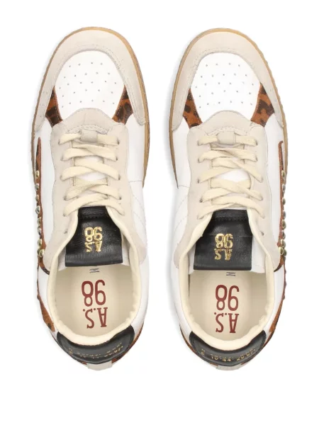 Sneakerși A.s.98 cu imagine alb