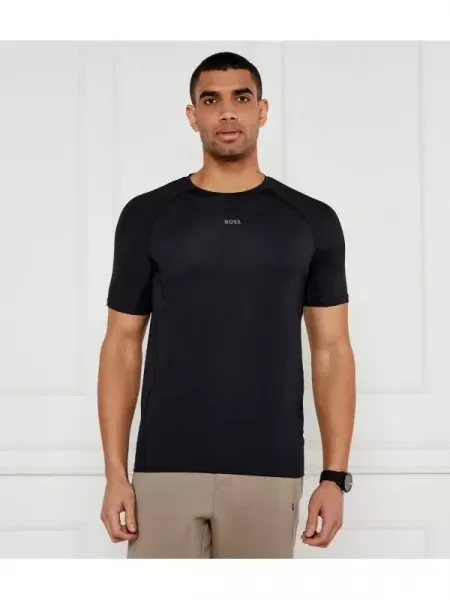 BOSS GREEN Tricou Active 1 | stretch negru