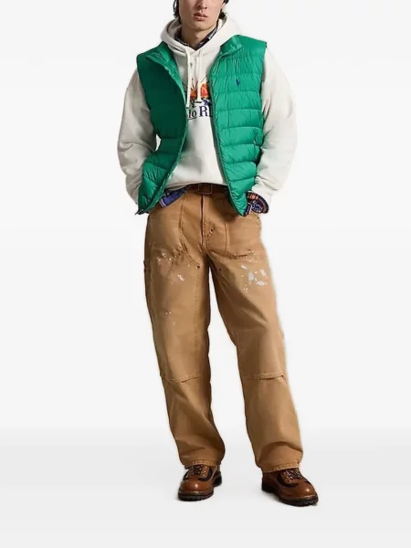 Суичър с качулка Polo Ralph Lauren бяло