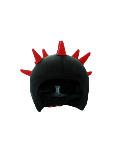 Czapka na kask dla dzieci Coolcasc Showtime Seigneur Diabolique czerwona