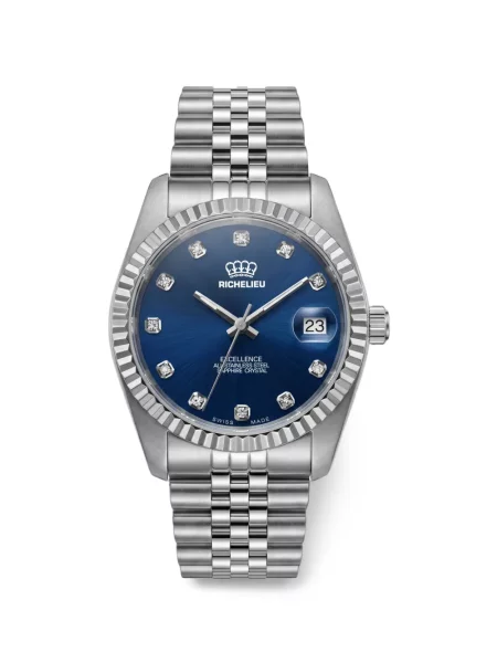 Ceas Richelieu Swiss clasic albastru