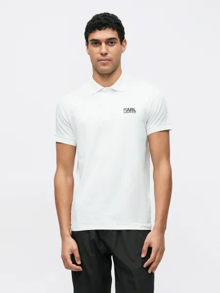 Karl Lagerfeld Polo tričko biela