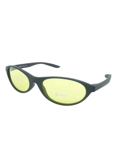 Ochelari de soare Nike cu cordon din jerseu cu imprimeu abstract gri